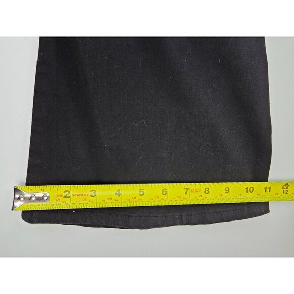 Levi's Size 33x32 Womens 726 Flare Black Denim Egyptian Cotton Logo Tag Jeans - Picture 4 of 13